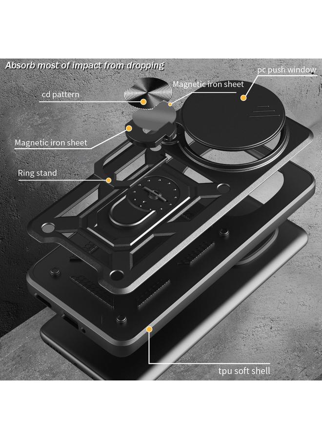 S-TOP Case For Honor Magic7 Pro Sliding Camera Cover Design TPU+PC Phone Case - Image 3