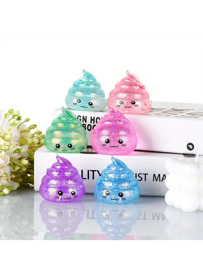 Pink Poop Squeeze Toy Fun Sensory Game Classroom Prizes Gifts - Image 2