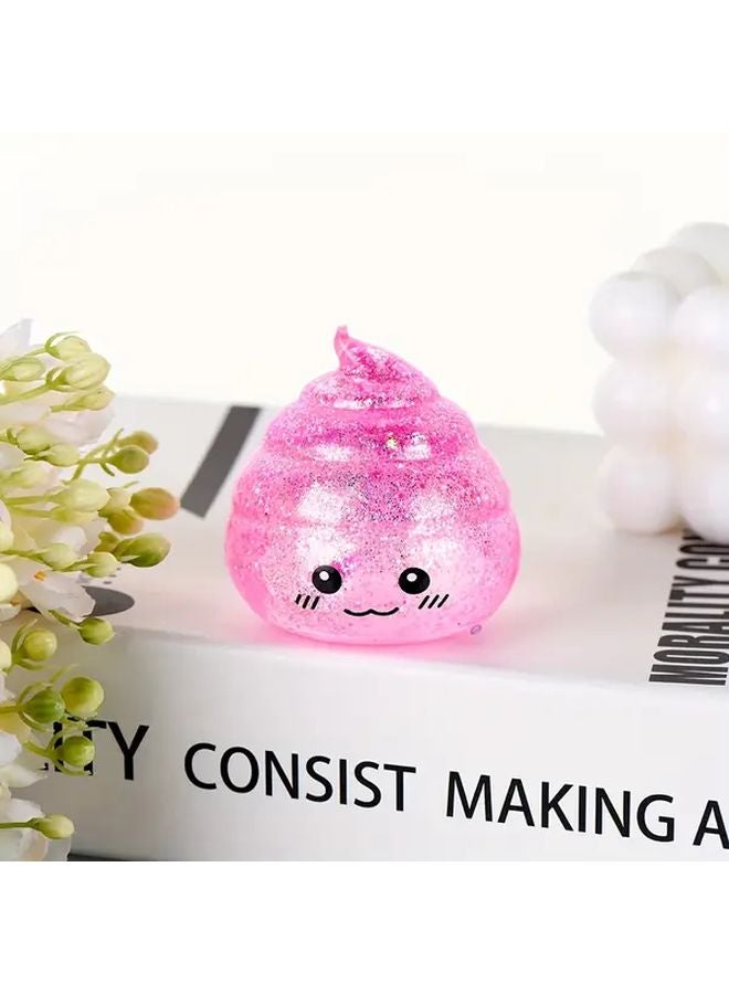 Pink Poop Squeeze Toy Fun Sensory Game Classroom Prizes Gifts - Image 1
