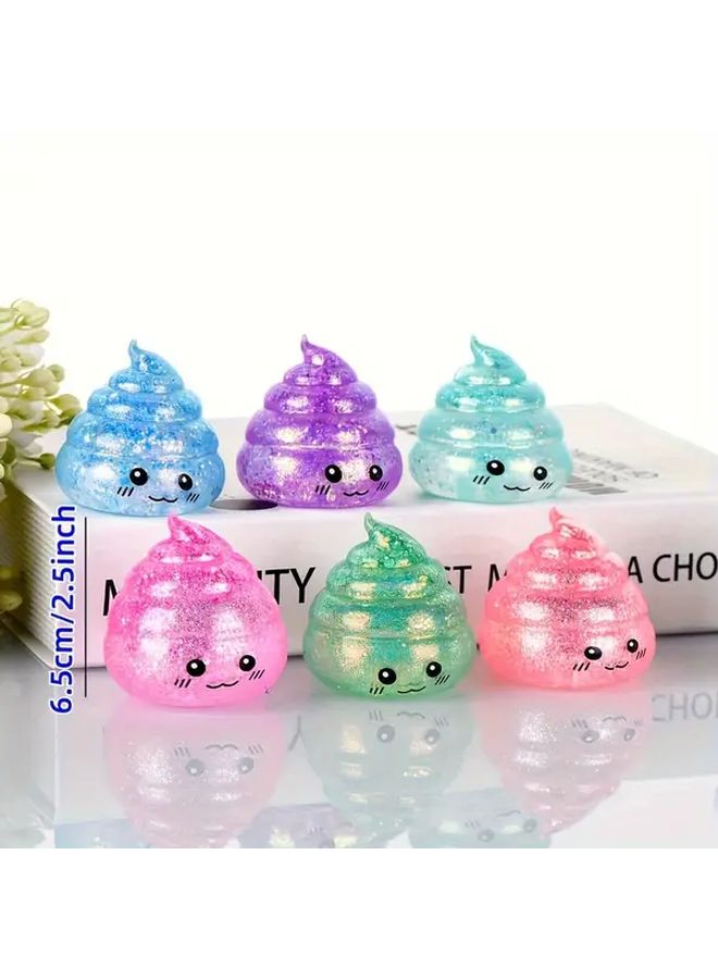 Pink Poop Squeeze Toy Fun Sensory Game Classroom Prizes Gifts - Image 3