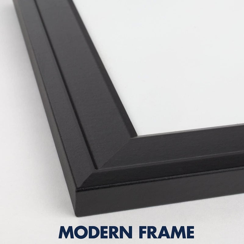 Quartet لوحة بيضاء مغناطيسية من كوارتيه 11 × 17 صغيرة للكتابة الجافة للأطفال مثالية للمكتب المنزلي ولوازم المدرسة المنزلية مع قلم كتابة جاف ومغناطيسات وإطار أسود 79280 - Image 3