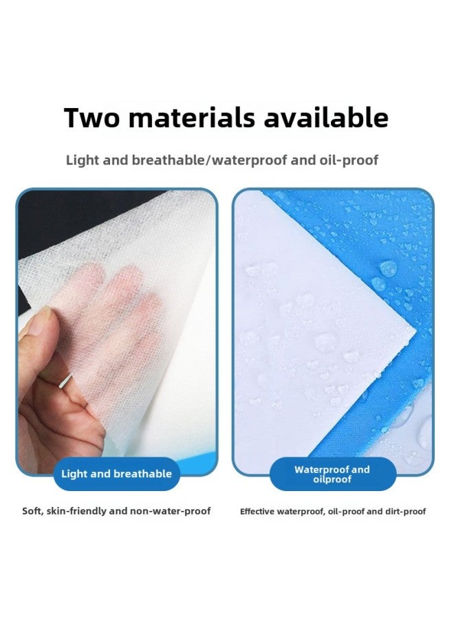 إسكدنيا لفافة ملاءة سرير صالون التجميل للاستخدام مرة واحدة مقاومة للماء والزيت بفتحة متقاطعة سميكة غير منسوجة لفافة ملاءة سرير التدليك - اللون: أبيض الفتحة - المواصفات: مقاومة للماء والزيت 80*180 سم 1 لفة 4 - Image 4