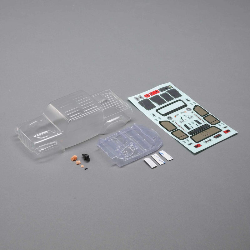 Axial Jeep JT Gladiator Body Set ClearSCX24 AXI200005 Car/Truck Bodies Wings & Decals