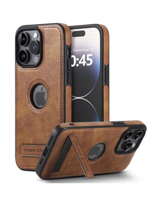 Leather Case for iPhone 16 Pro Max, Ultra-Thin Flexible Soft Grip Luxury Cover, Ultra-Thin Case, Shockproof Case with Stand (Brown, iPhone 16 Pro Max) - pzsku/Z42D28B7DF9A2F4CA6C6CZ/45/_/1725506801/ee10634a-083f-4f28-8604-417eb4216403
