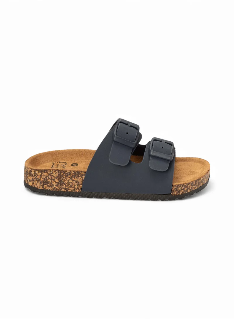 Bata Buckle Slip-On Sandals