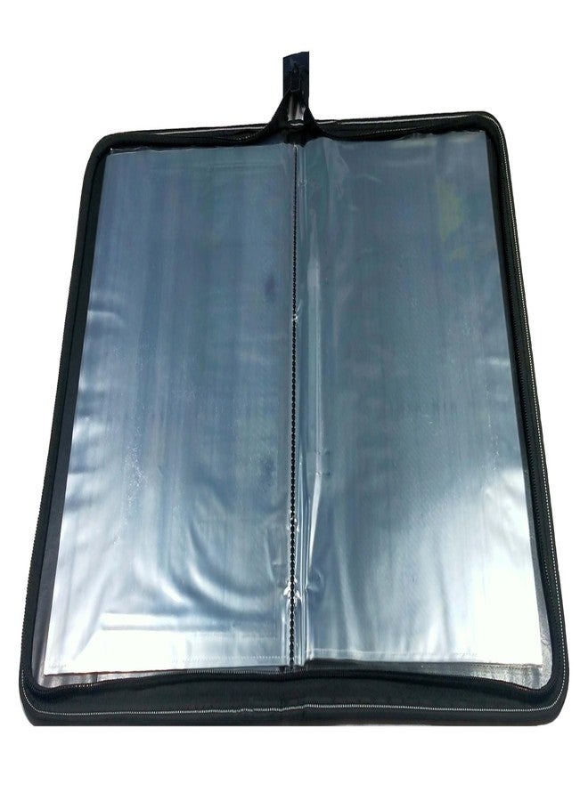 Shining Zon PU Leather Multipurpose Professional File Folders for Certificates,Documents Holder,Document Bag, Portfolio, Executive File Legal Size Documents Holder with 20 Leafs (Black) (Pack of 1) - Image 3