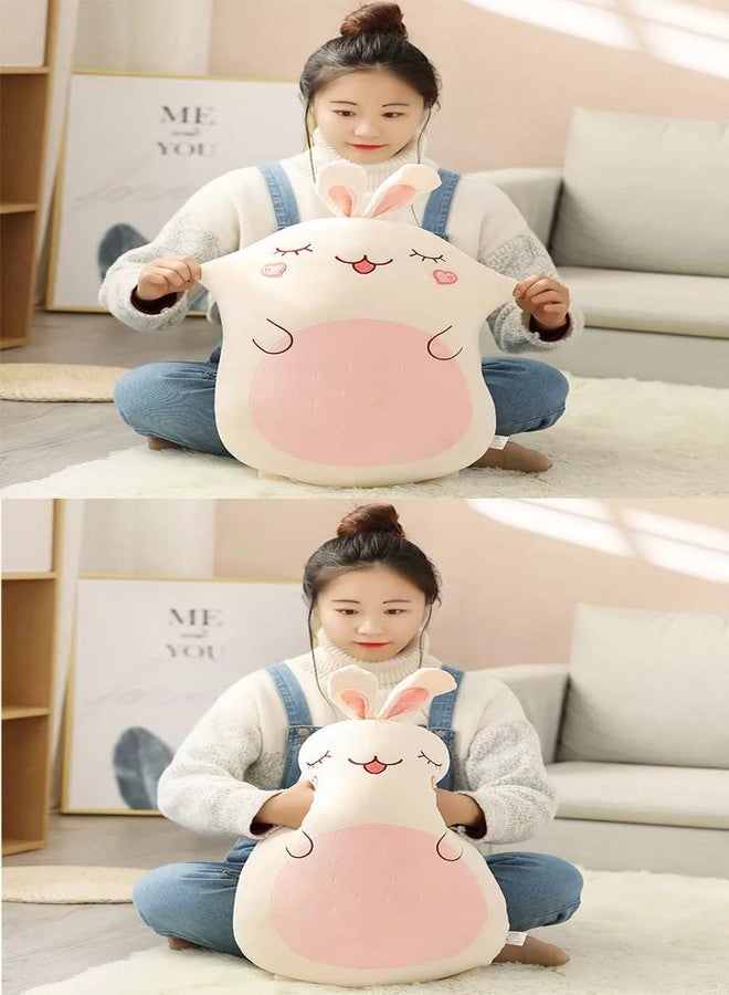 TechMax Solution Soft Rabbit Anime Plush Pillow Cute Stuffed Animal Plush Toy Kawaii Plushies Room Decor Christmas Decorations Gifts for Women Kids Birthday - Image 3