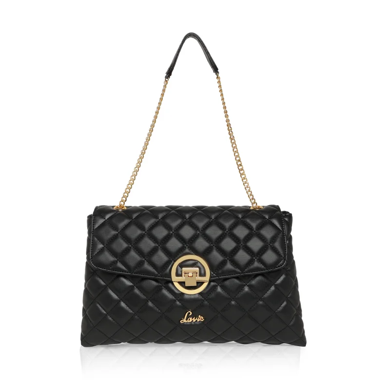 Quilt Eden Women's Flap Satchel (Black)
