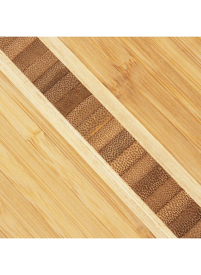 Totally Bamboo Surfboard Shaped Bamboo Wood Cutting Board and Charcuterie Serving Board, 23" x 7-1/2" - Image 5