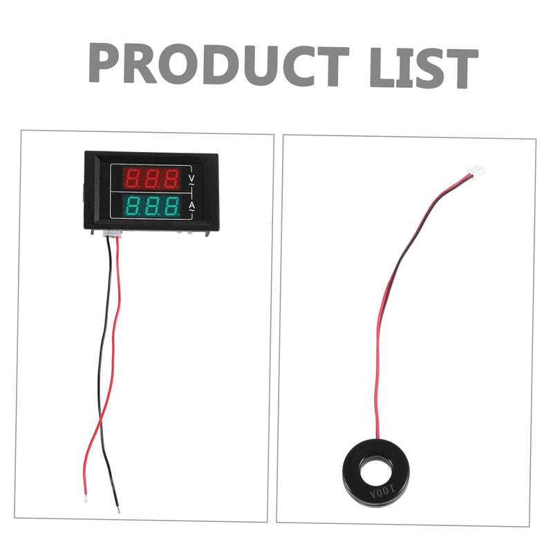 اختبار متعدد الرقمية 500 فولت شاشة مزدوجة أداة قياس الجهد للتطبيقات الكهربائية - Image 3