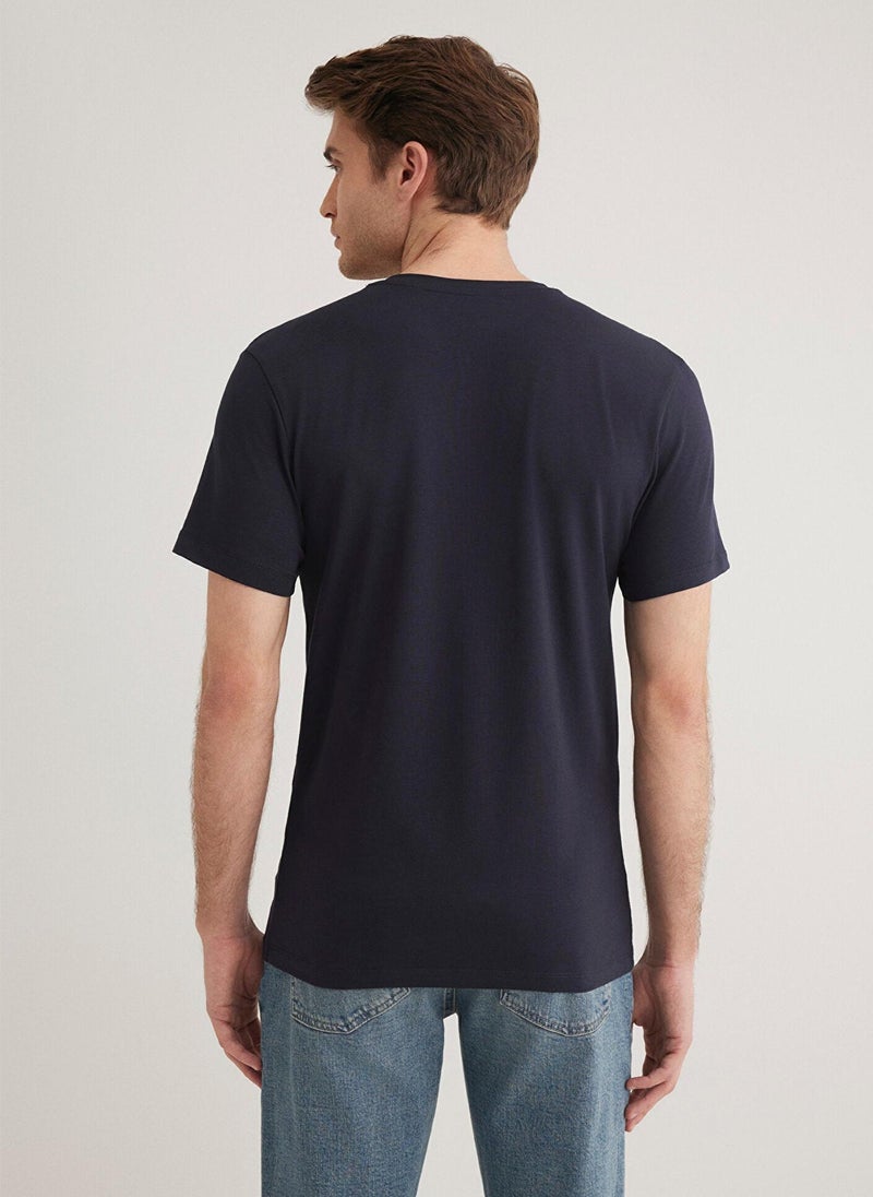 MAVI Stretch V Neck T-shirt - Image 5