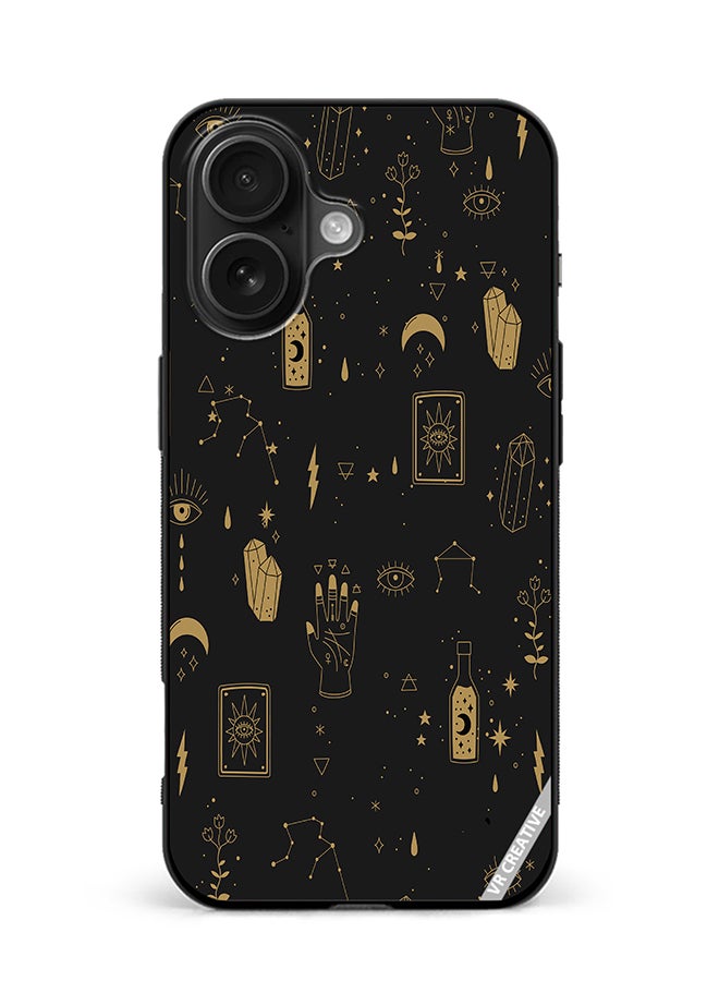 Protective Case Cover For Apple iPhone 16 Plus Abstract Design Multicolour