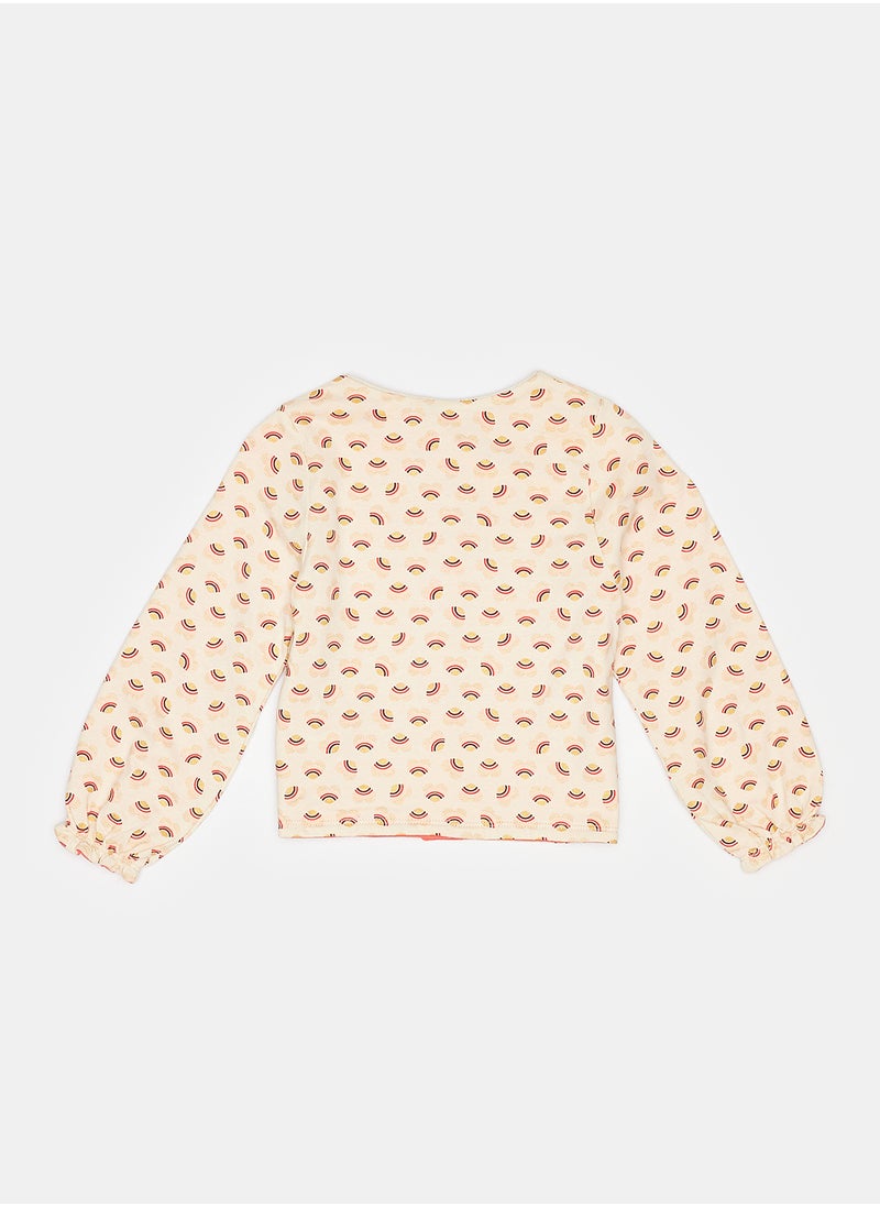Okaidi OBaiBi By Okaidi Baby Girls Printed Jacket  - Image 2