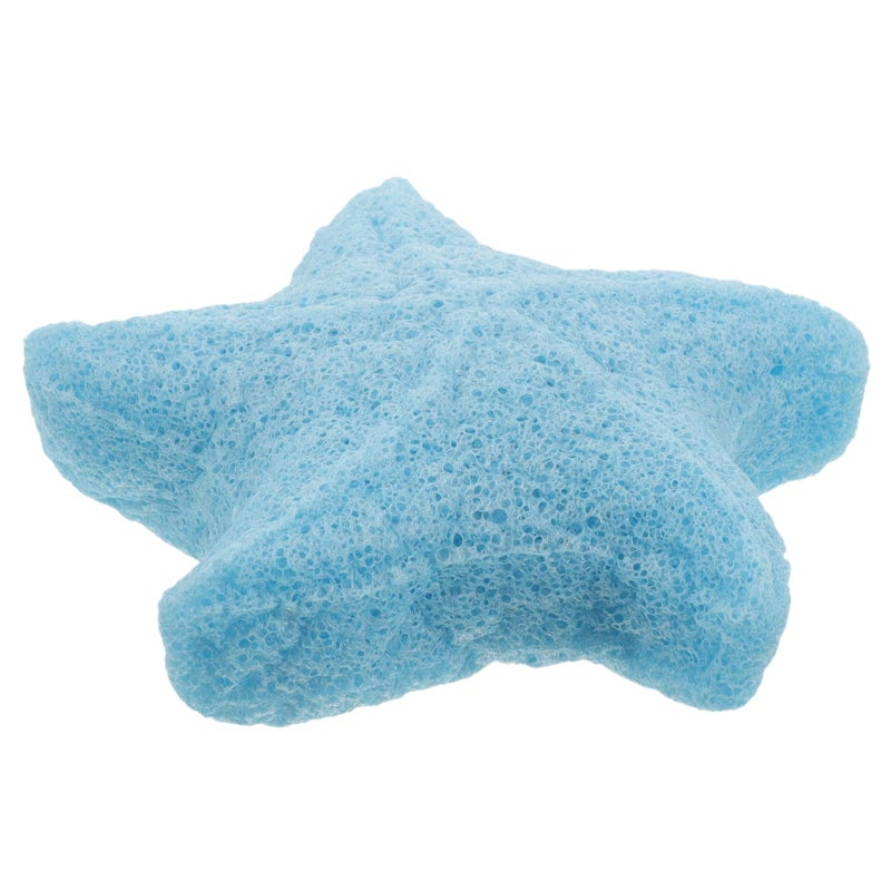 Blue Konjac Exfoliating Bath Sponge Body Scrubber for Shower and Bath - Image 2