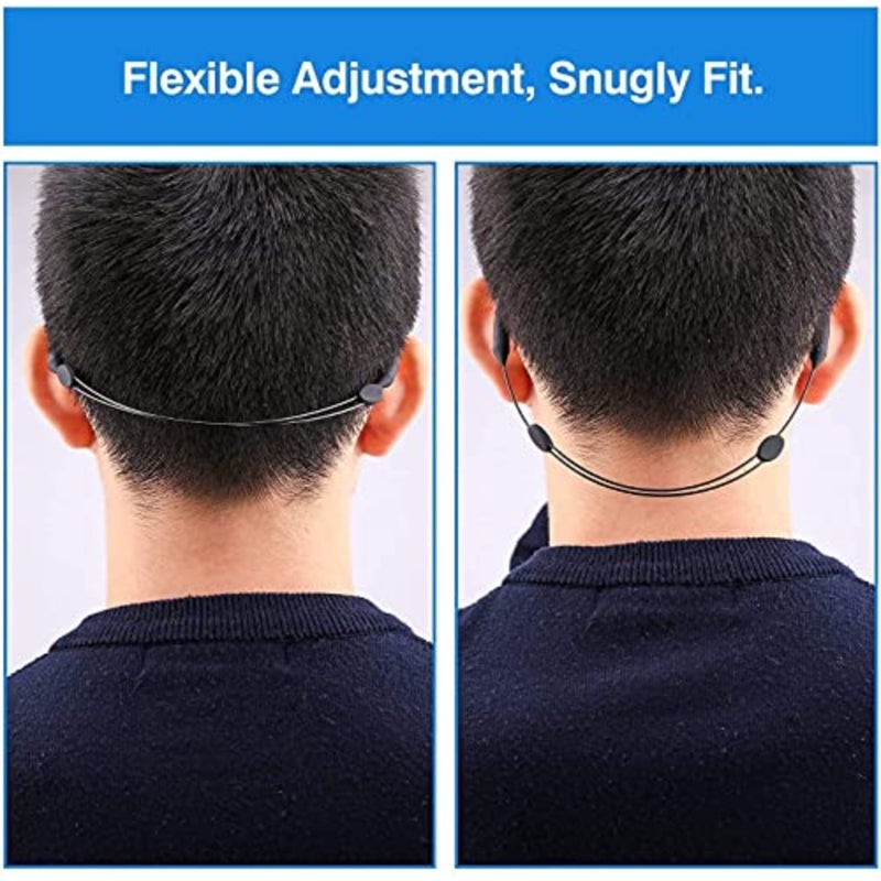 حامل نظارات قابل للتعديل، حامل نظارات شمسية رياضية مناسب عالمي، حامل نظارات أمان بحزام نظارات شمسية للجنسين، حامل نظارات حول الرقبة، حبال سلاسل حبل تثبيت النظارات - Image 2