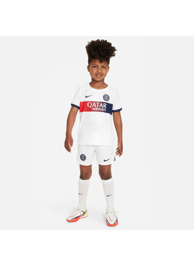 Nike Kids' Paris Saint-Germain 2023/24 Away Dri-FIT 3-Piece Kit