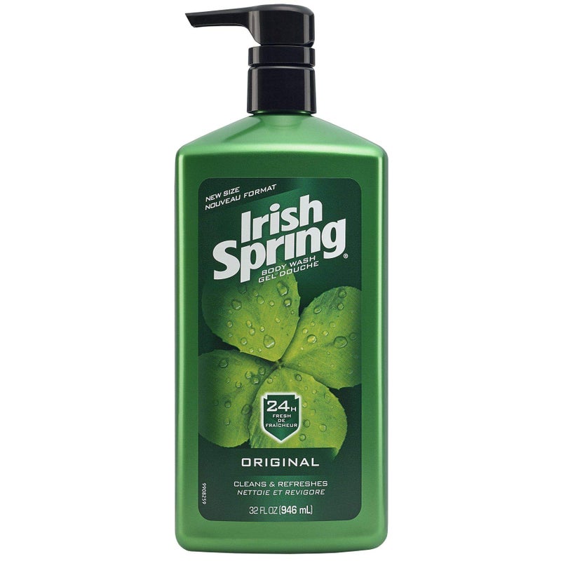 Irish Spring Men's Body Wash Pump, Original - 32 Fluid Ounce - Image 1