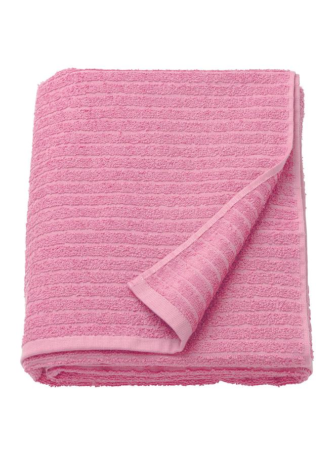 erorex Bath sheet, pink, 100x150 cm - Image 1