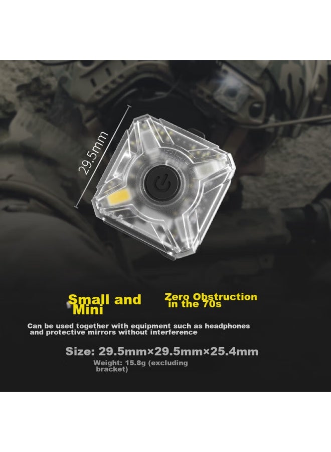 NITECORE إشارة الضوء الليلية Nu06 Le، ضوء تحذيري لخوذة ركوب الدراجات في الليل، ضوء وامض، ضوء أمان خارجي - Image 5