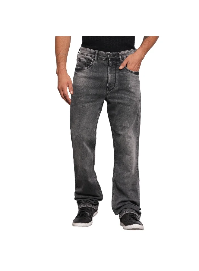 Being Human Mens Grey Tone Boot Cut Fit Denims