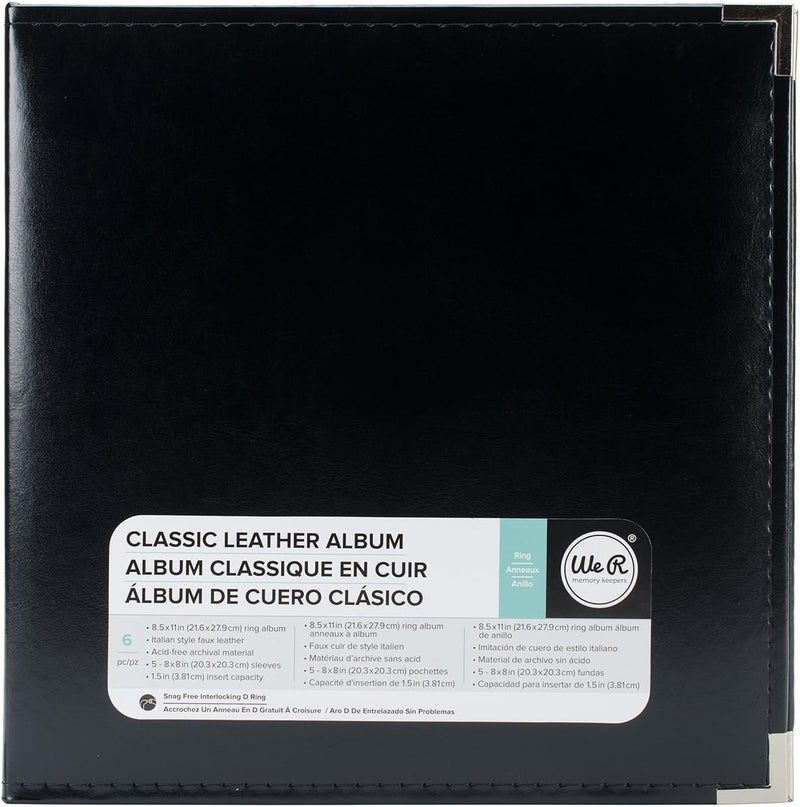 We R Memory Keepers 8.5x11 Photo Album - Black - Image 1