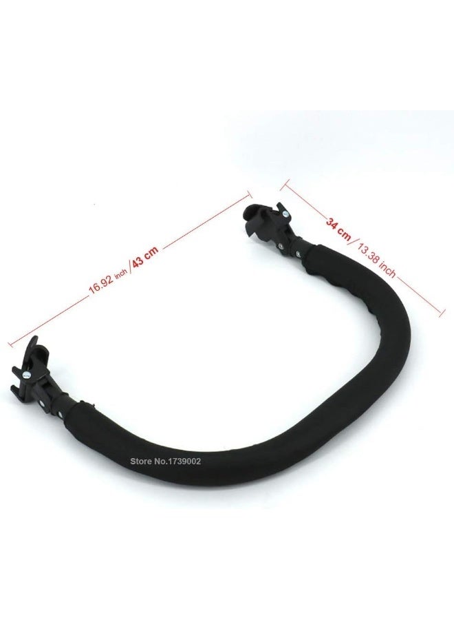 ROMIRUS Bumper Bar, Armrest, Handle, Crossbar for Babyzen YOYO YOYO+ Baby Stroller (Oxford Cloth), black - Image 3