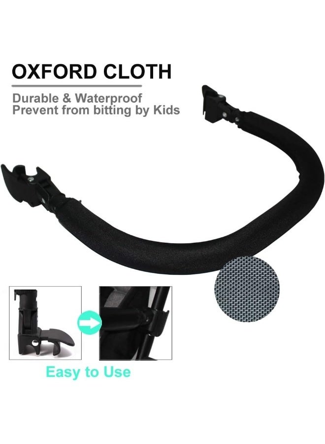 ROMIRUS Bumper Bar, Armrest, Handle, Crossbar for Babyzen YOYO YOYO+ Baby Stroller (Oxford Cloth), black - Image 2