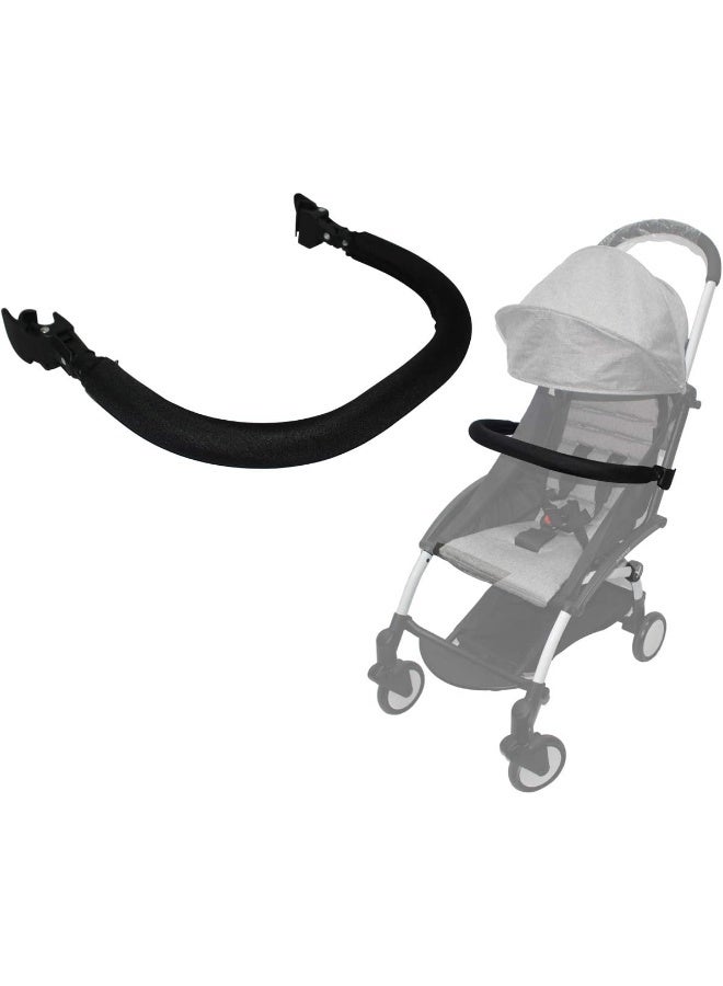 ROMIRUS Bumper Bar, Armrest, Handle, Crossbar for Babyzen YOYO YOYO+ Baby Stroller (Oxford Cloth), black - Image 1