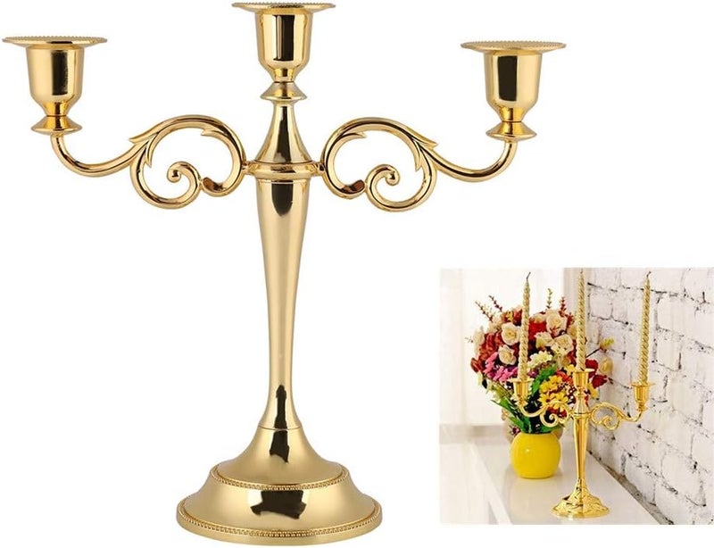 klarako Candlestick Holders, Candle Holders Vintage & Modern Decorative Centerpiece Candlestick Holders European Style Candelabra Ideal Weddings, Parties, Special Events, Spa and - Image 1