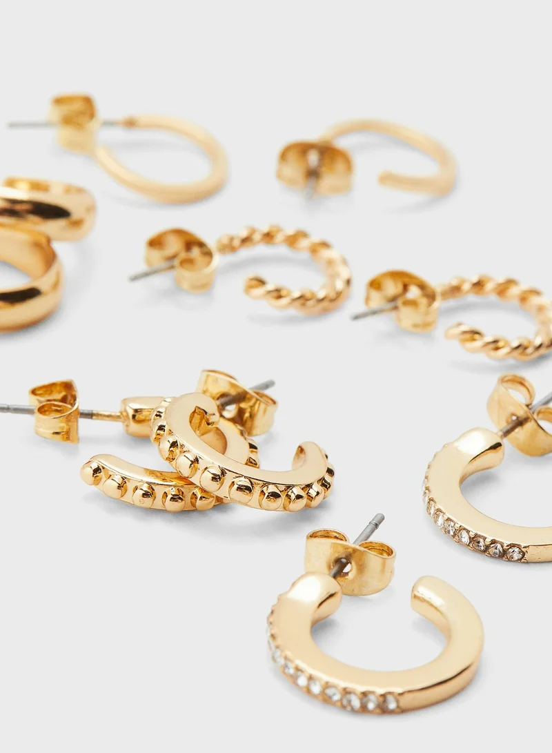 H&M 6 Pack Hoop Earrings