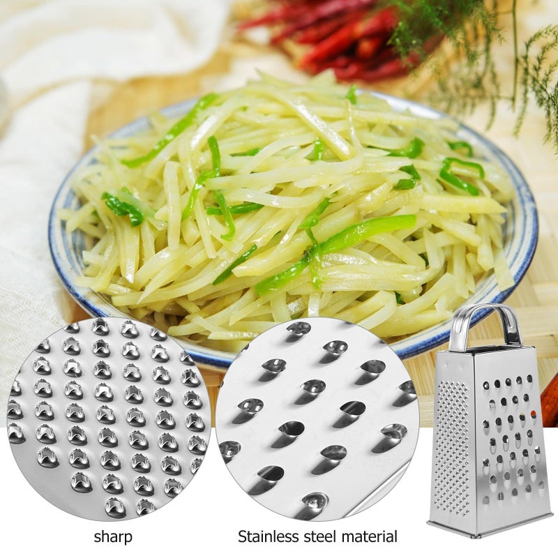 Alasum Stainless Steel Handheld Grater Vegetable Cheese Kitchen Slicer - Image 5