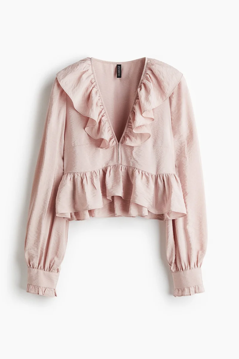 H&M Flounced blouse