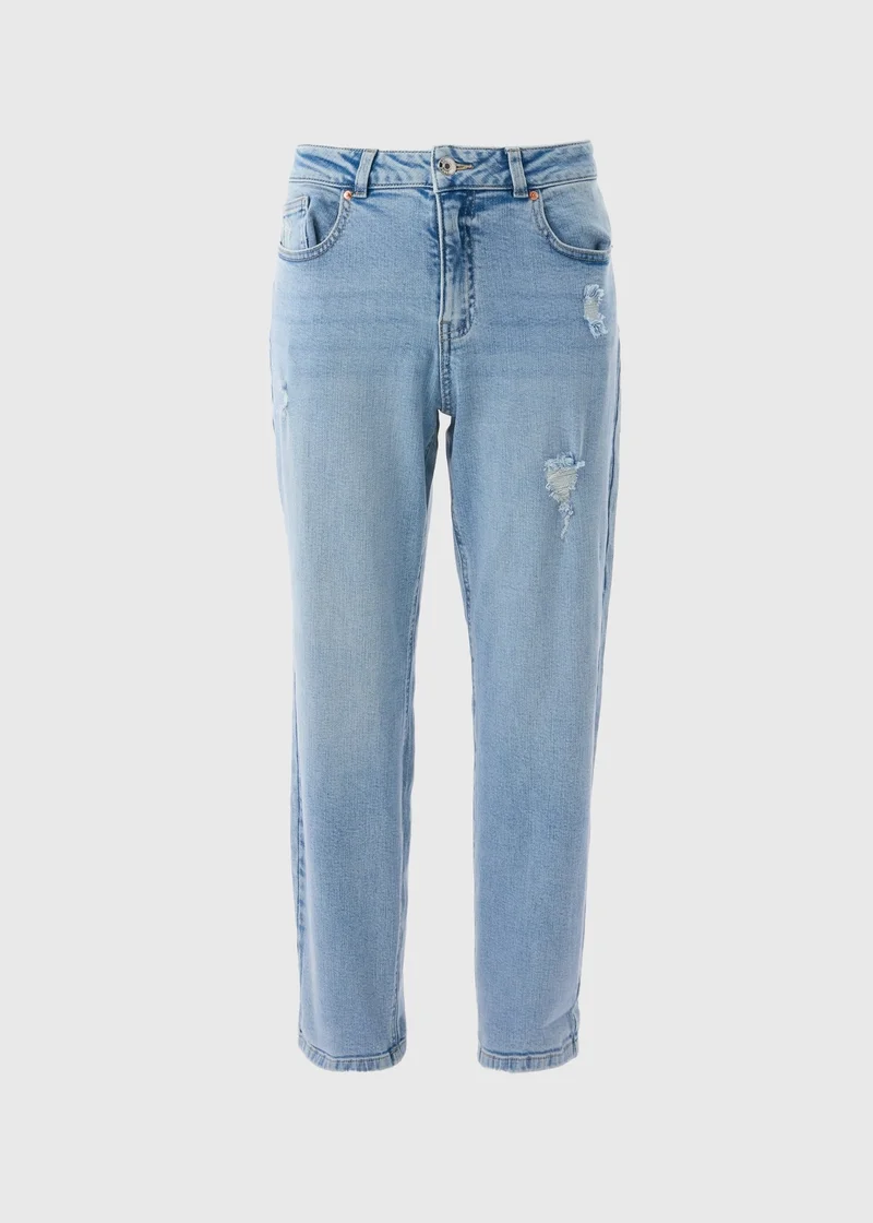Matalan Riley Boyfriend Lightwash Jeans