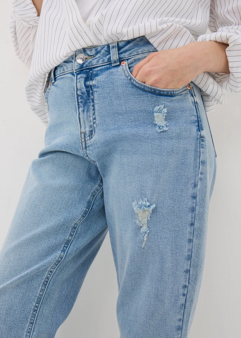 Matalan Riley Boyfriend Lightwash Jeans