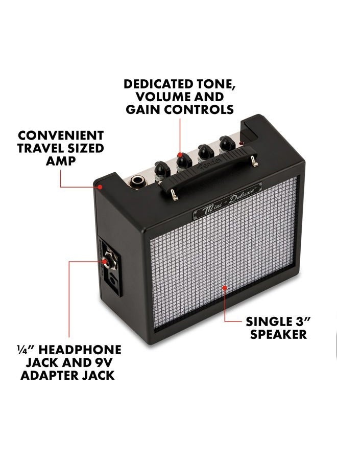 FENDER Mini Deluxe 2-Watt 1x2 Inches Mini Combo Amp  - Image 2