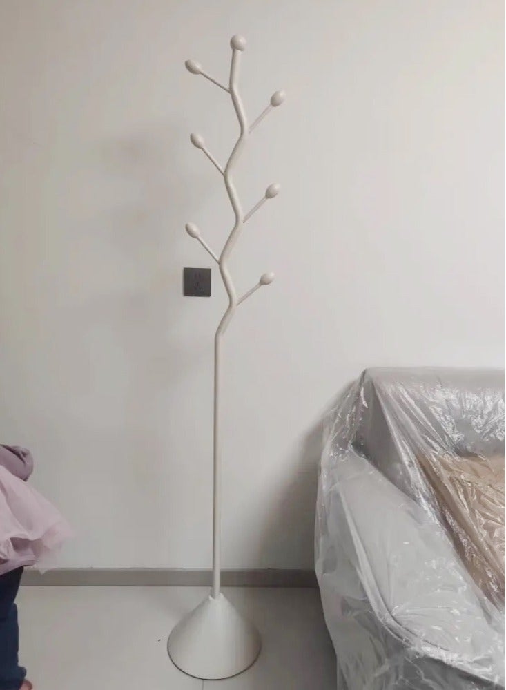 fashionhome Classic Coat Stand Clothes Rack Hat Stand Freestanding Hanger with Multi Hooks High Grade Iron Tree Clothes Rack for Hat Clothes Scarves Handbags Umbrella for Living Room Bedroom Offices 30x168 cm - Image 2