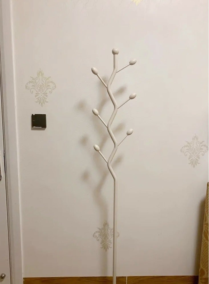 fashionhome Classic Coat Stand Clothes Rack Hat Stand Freestanding Hanger with Multi Hooks High Grade Iron Tree Clothes Rack for Hat Clothes Scarves Handbags Umbrella for Living Room Bedroom Offices 30x168 cm - Image 3