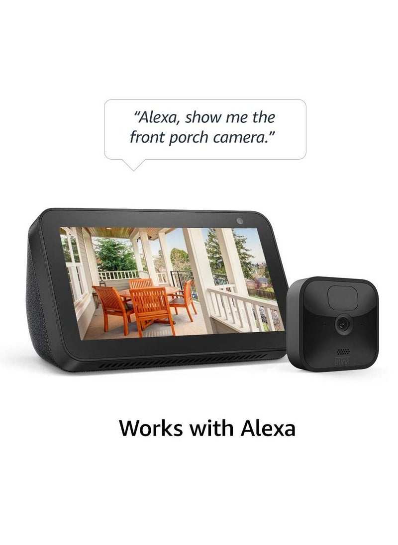 Blink - Blink 5 Camera Security System - 4 Outdoor Battery Powered Cameras, 1 Mini Indoor Plug-in Camera, with Yard Sign - Image 1