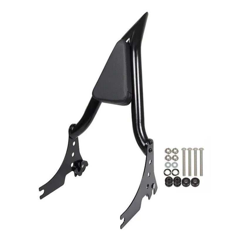 H RUO Passenger Sissy Bar Backrest 24 Detachable Backrest Rear Pad Fits for Harley Sportster XL 883 1200 Super Low 48 72 20042023