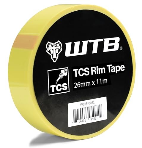 WTB Tubeless Bicycle Rim Tape (26mm x 11m) Easy Tubeless Setup & Airtight Seal, Compatible with All Tubeless Rims - Image 1