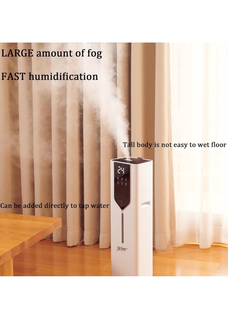 Wtrtr Wtrtr 10L Humidifiers, Floor humidifier Bedroom Humidifiers for Large Room with Extended Tube, Room Cool Mist Humidifier (10L) - Image 4