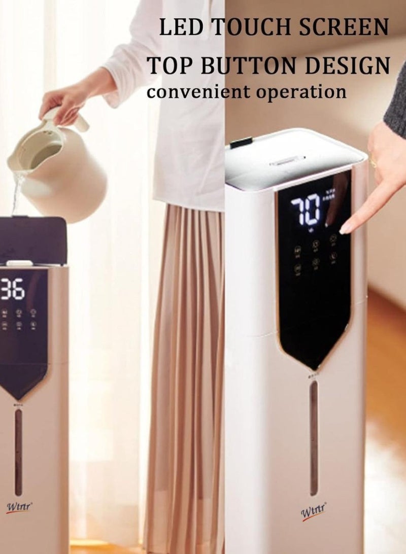 Wtrtr Wtrtr 10L Humidifiers, Floor humidifier Bedroom Humidifiers for Large Room with Extended Tube, Room Cool Mist Humidifier (10L) - Image 3