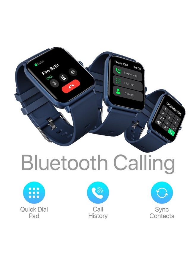 Fire-Boltt Ninja Call Pro Smart Watch Dual Chip Bluetooth Calling, 42.92mm (1.69 inch) Display, AI Voice Assistance with 100 Sports Modes, with SpO2 & Heart Rate Monitoring