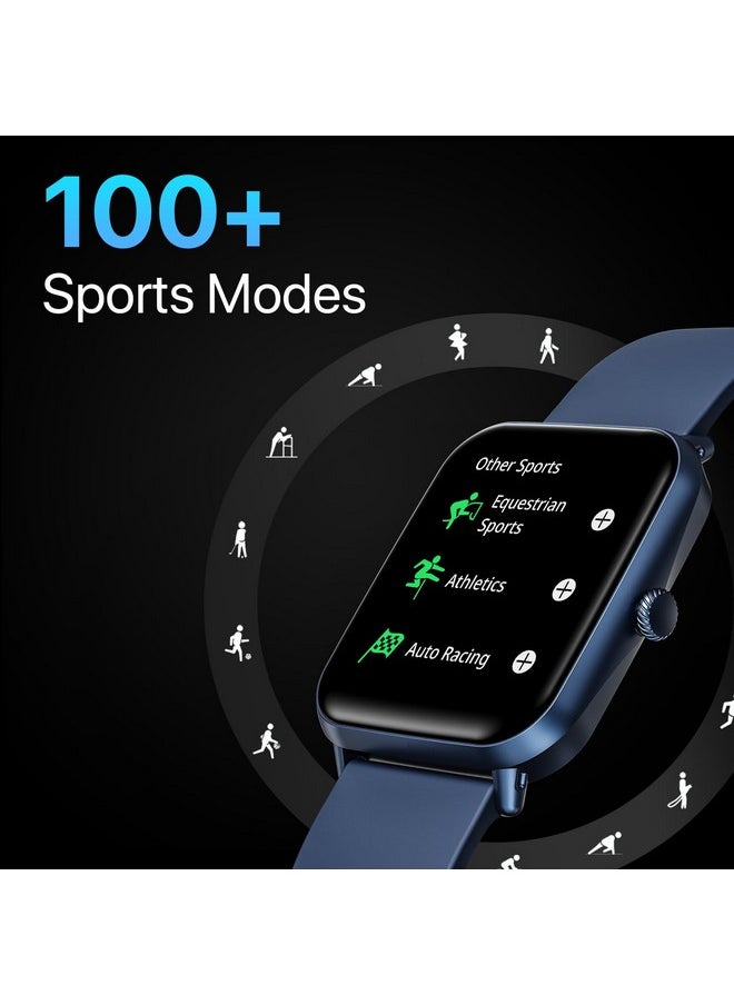 Fire-Boltt Ninja Call Pro Smart Watch Dual Chip Bluetooth Calling, 42.92mm (1.69 inch) Display, AI Voice Assistance with 100 Sports Modes, with SpO2 & Heart Rate Monitoring
