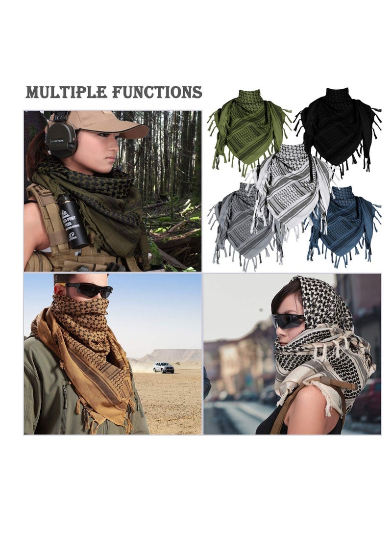 Desert Scarf, Head Neck Scarf, Men Head Scarf, Arab Wrap with Tassel, 100% Cotton Material  - Image 5