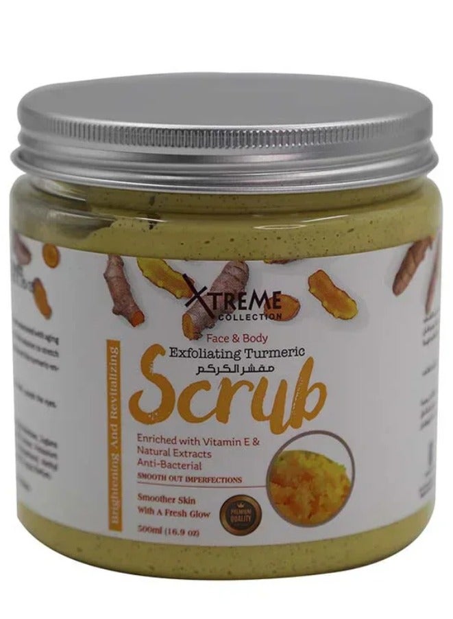 XTREME Exfoliating Turmeric Scrub Face And Body 500 ml