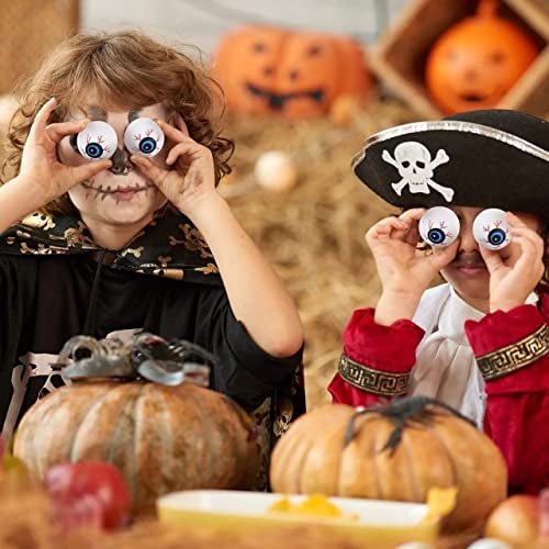 RSAAUD® 6pcs Halloween Eyeballs Plastic Scary Eyeballs Halloween Skeleton Eyeballs Horror Props for Halloween Party Decorations - Image 4