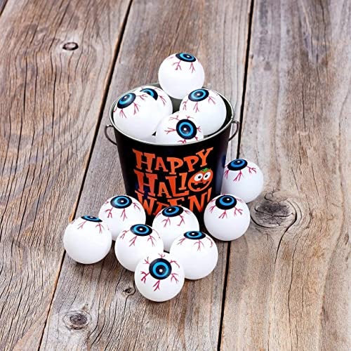 RSAAUD® 6pcs Halloween Eyeballs Plastic Scary Eyeballs Halloween Skeleton Eyeballs Horror Props for Halloween Party Decorations - Image 1