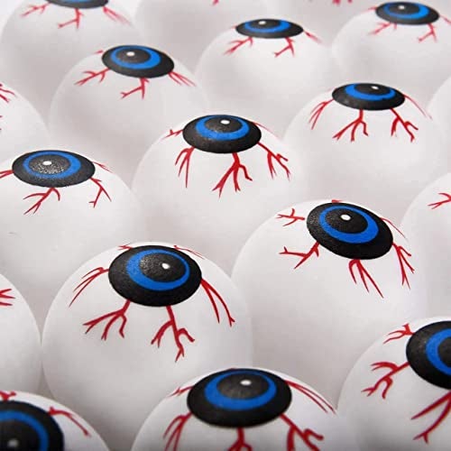RSAAUD® 6pcs Halloween Eyeballs Plastic Scary Eyeballs Halloween Skeleton Eyeballs Horror Props for Halloween Party Decorations - Image 2