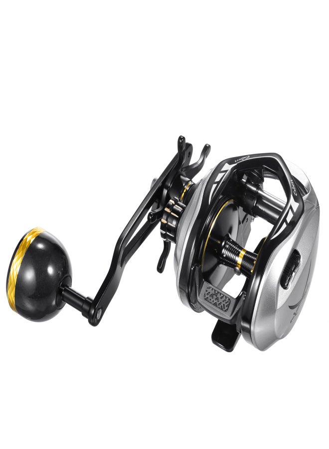 EXBERT Baitcasting Reel 16KG Drag Power 6+1 BB 6.3:1 Single Handle Fishing Reel with Magnetic Brake System - Image 2